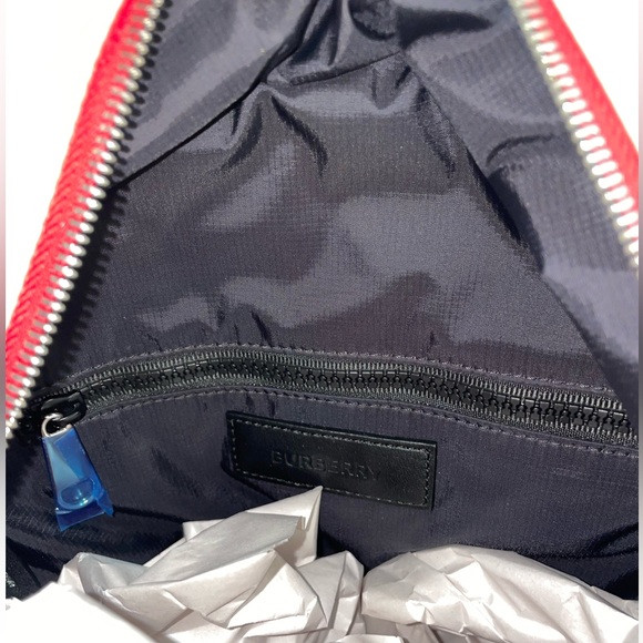 Burberry Nylon Check TB Logo Rucksack Backpack Rare Plaid excellent condition - Picture 6 of 14